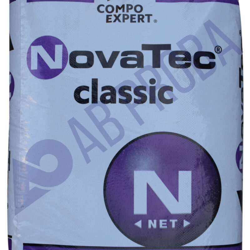 Hnojivo na trávnik NovaTec Classic 12-8-16+3MgO+TE, 25 kg